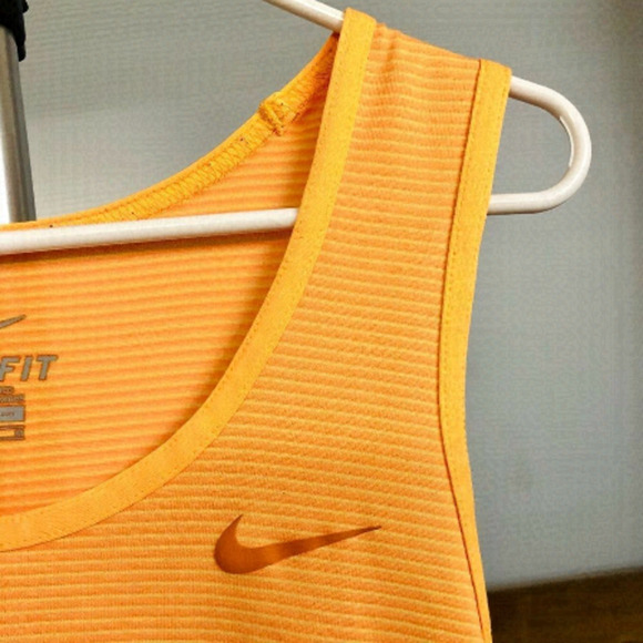 Nike Pro‎ Orange & Yellow Tank Top /Sz M - Picture 1 of 5